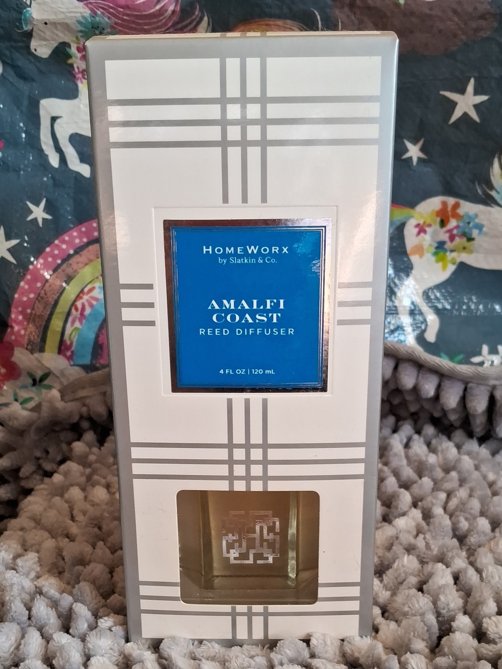 HomeWorx Amalfi Coast Reed Diffuser — Blue